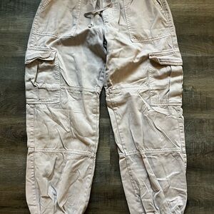 Aeropostale Tan Cargo Pants with Relaxed Fit